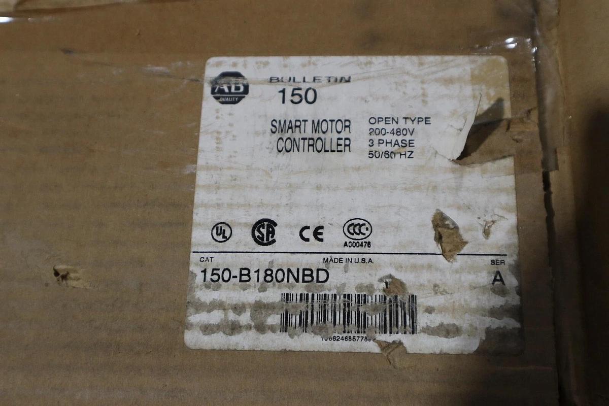 Used Allen Bradley 150-A180NBD SMC Plus Smart Motor Controller Ser. A NEW IN BOX HS14