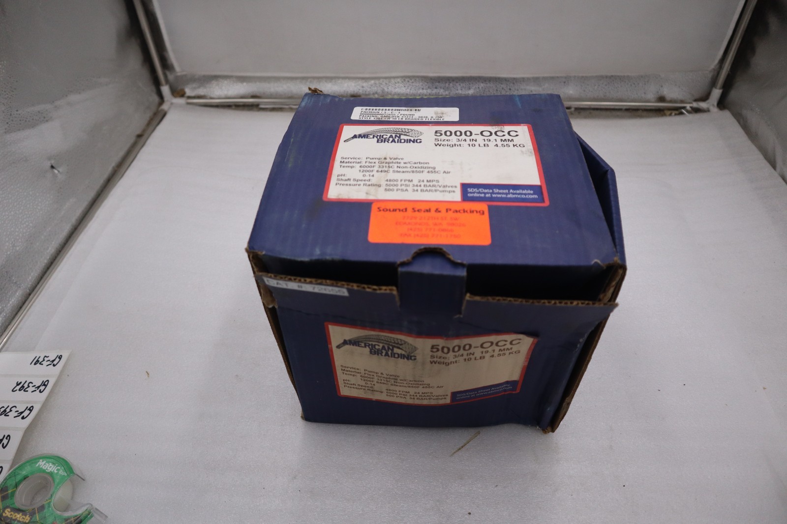 AMERICAN BRAIDING 5000-OCC Flex Graphite 3/4 IN - STOCK GF390