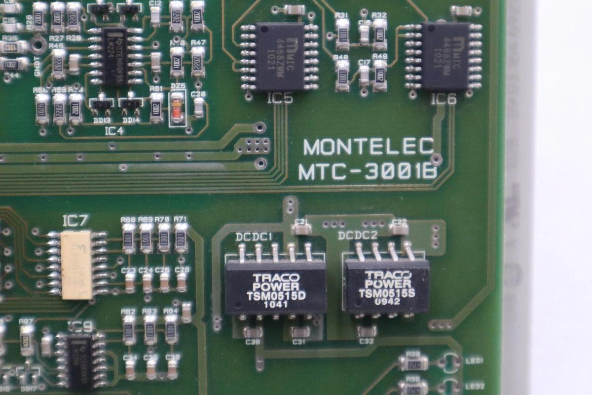 Used PASABAN MONTELEC MTC3001-DC DRIVE CONTROL PLC #3976-A