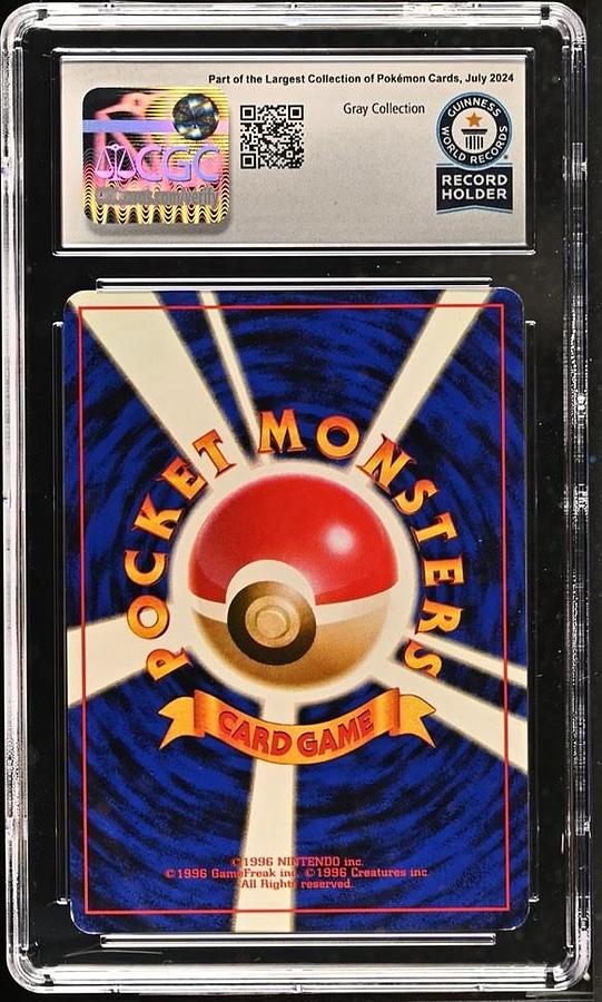 Used 1996 POKEMON BASE SET JAPANESE #5 CHARMELEON CGC WORLD RECORD 1/1 AUTHENTIC