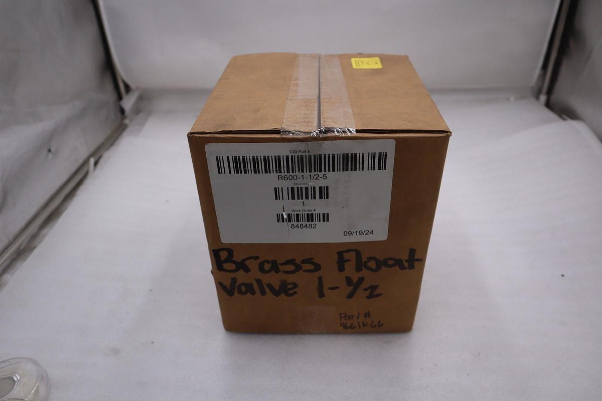 Control Devices Robert R600-1-1/2-5 Valves Assembly Brass STOCK 5212CC