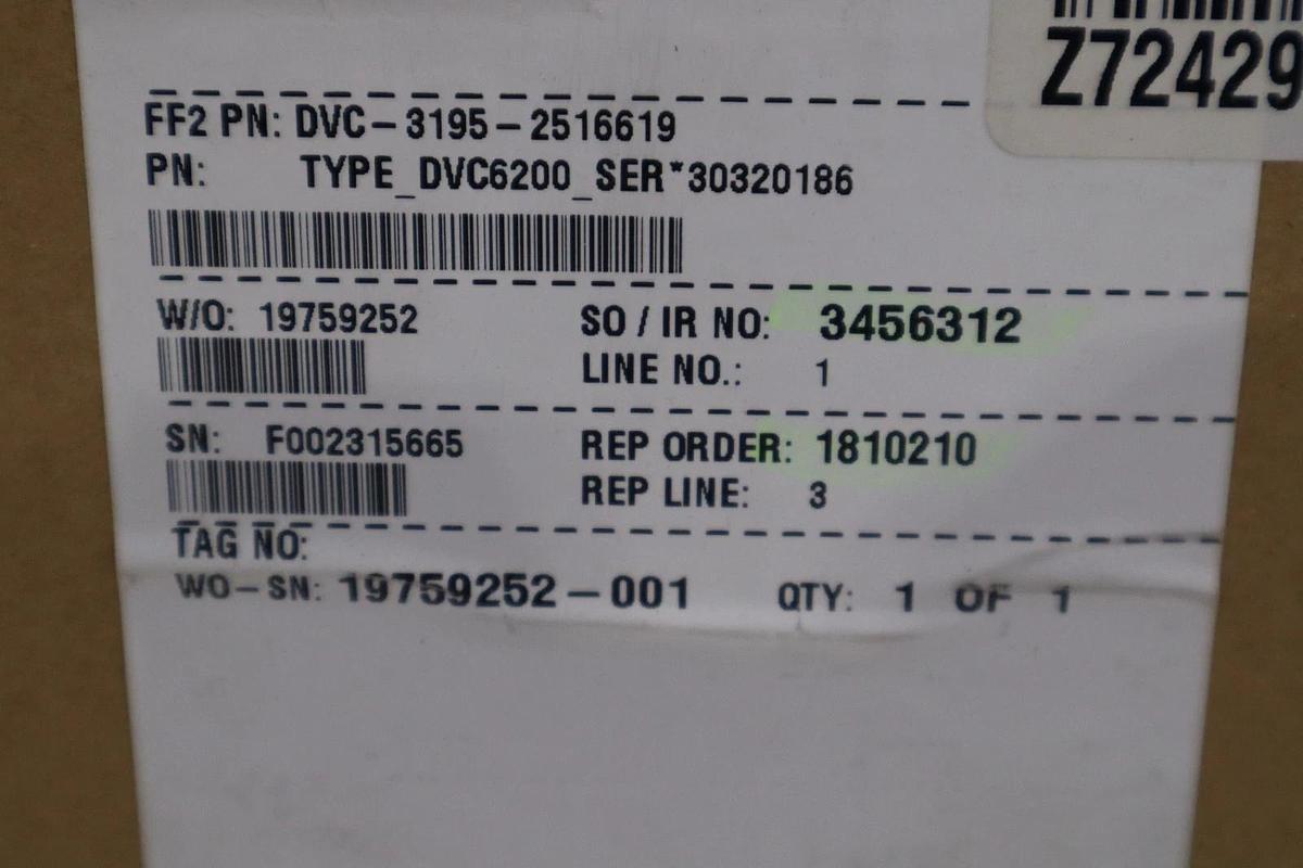 Used EMERSON FISHER TYPE DVC 6215 POSITIONER REMOTE TRAVEL SENSOR - GF435