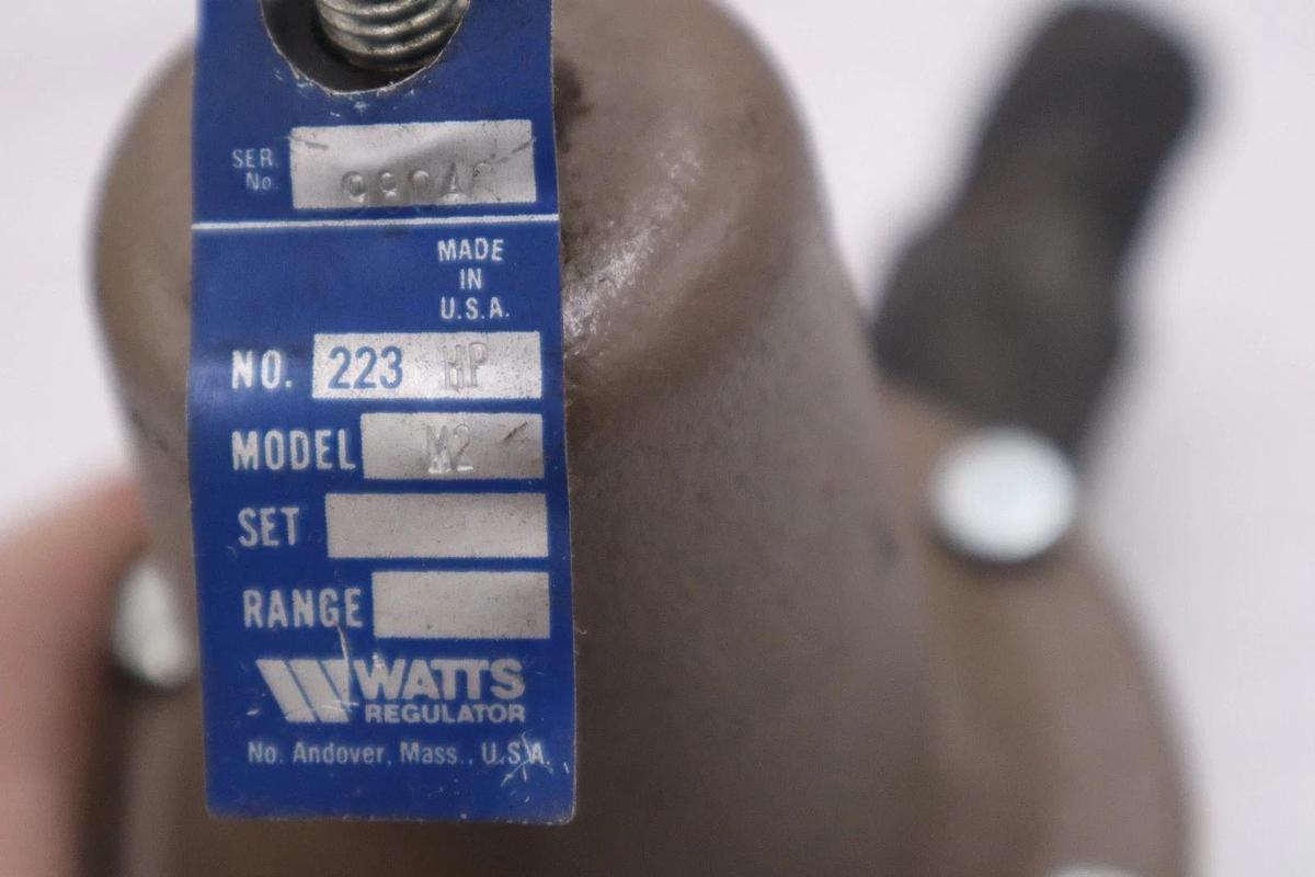 Used WATTS LF223-HP 1/2" RANGE 50-145 PSI PRESSURE VALVE - STOCK GF481