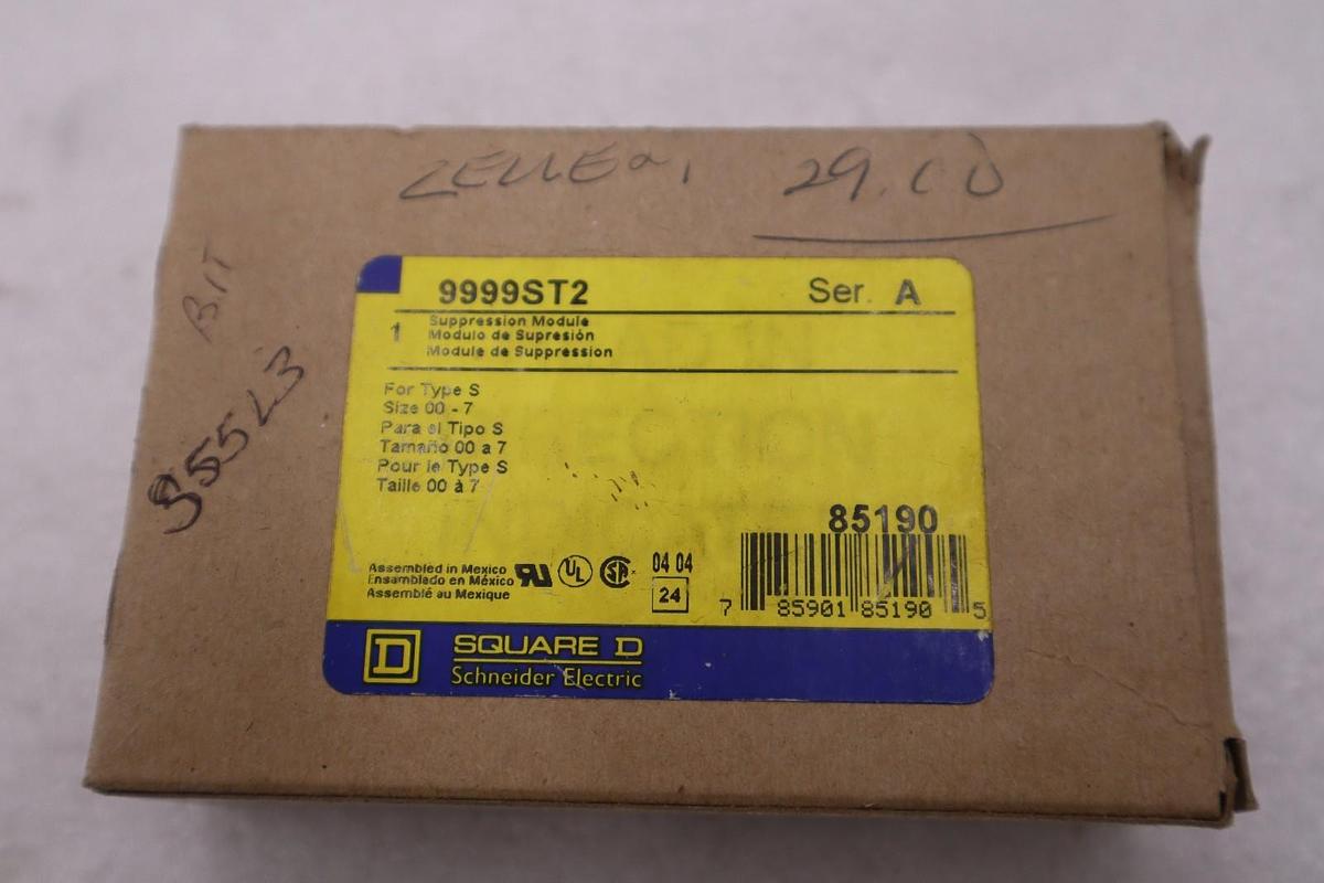Used NEW OPEN BOX SQUARE D 9999ST2 SUPPRESSION MODULE STOCK 870B