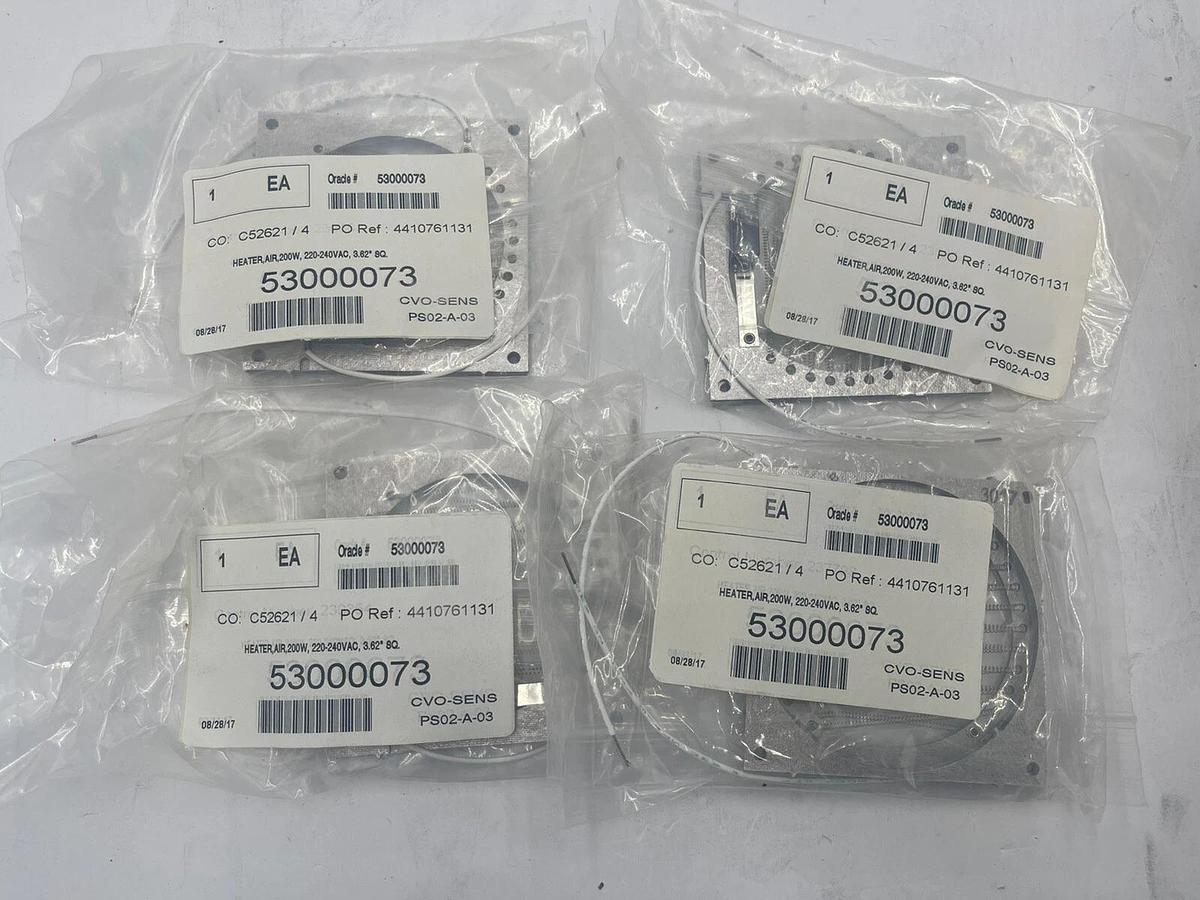 Used HEATER AIR PART 53000073 REV. B BOX OF 4 UNITS SOLD AS LOT STOCK 1618