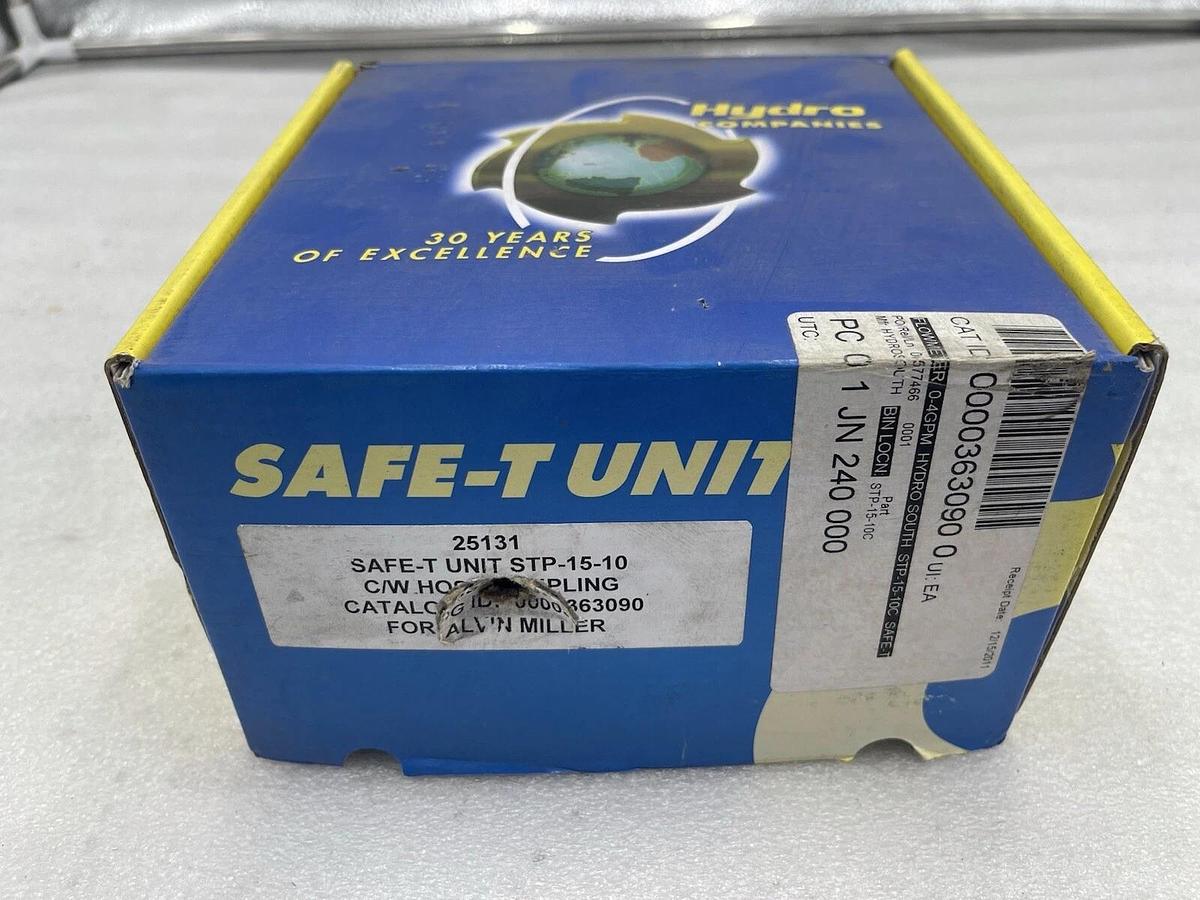 HydroHydro STP-15-10C Safe-t Unit Water Flow Meter 25131 STOCK 3921