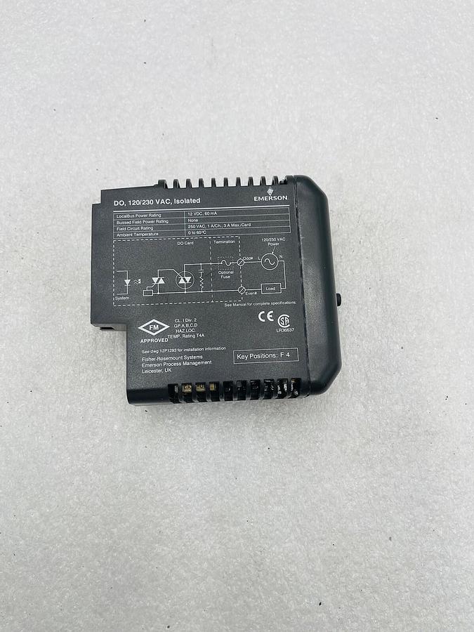 Used EMERSON DELTAV KJ3001X1-BH1 120/230VAC NSNP #K-2618