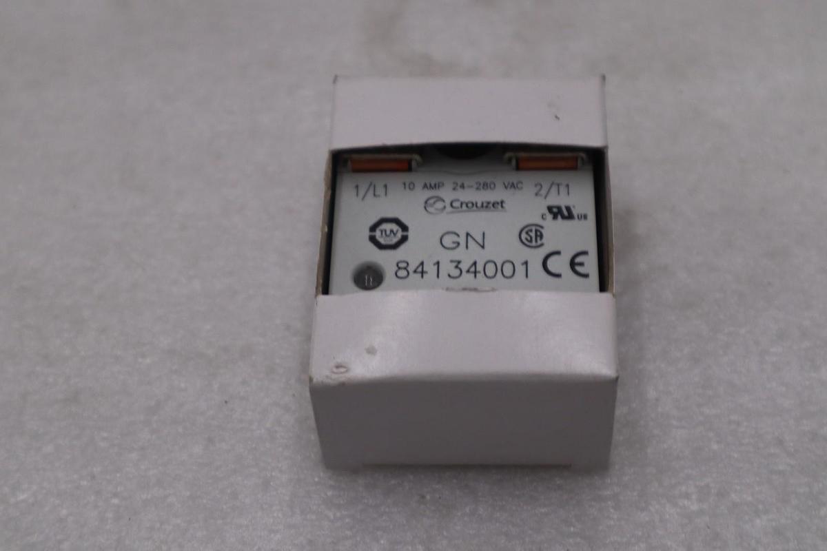 Crouzet GN 84134001 - 10AMP - 24-280 VAC - Solid State Relay - STOCK GF690A