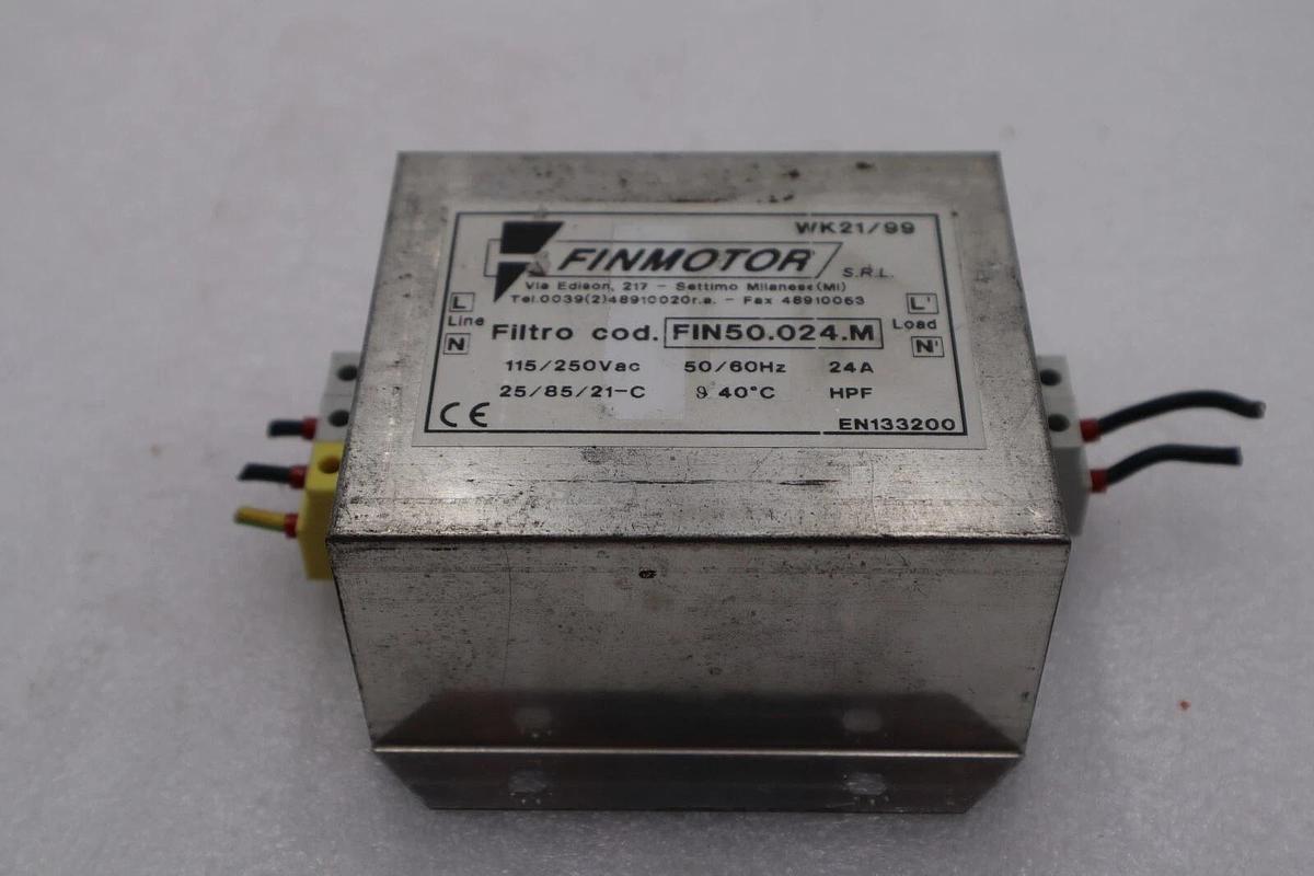 Used FINMOTOR FIN50.024.M FILTER STOCK #K-2389