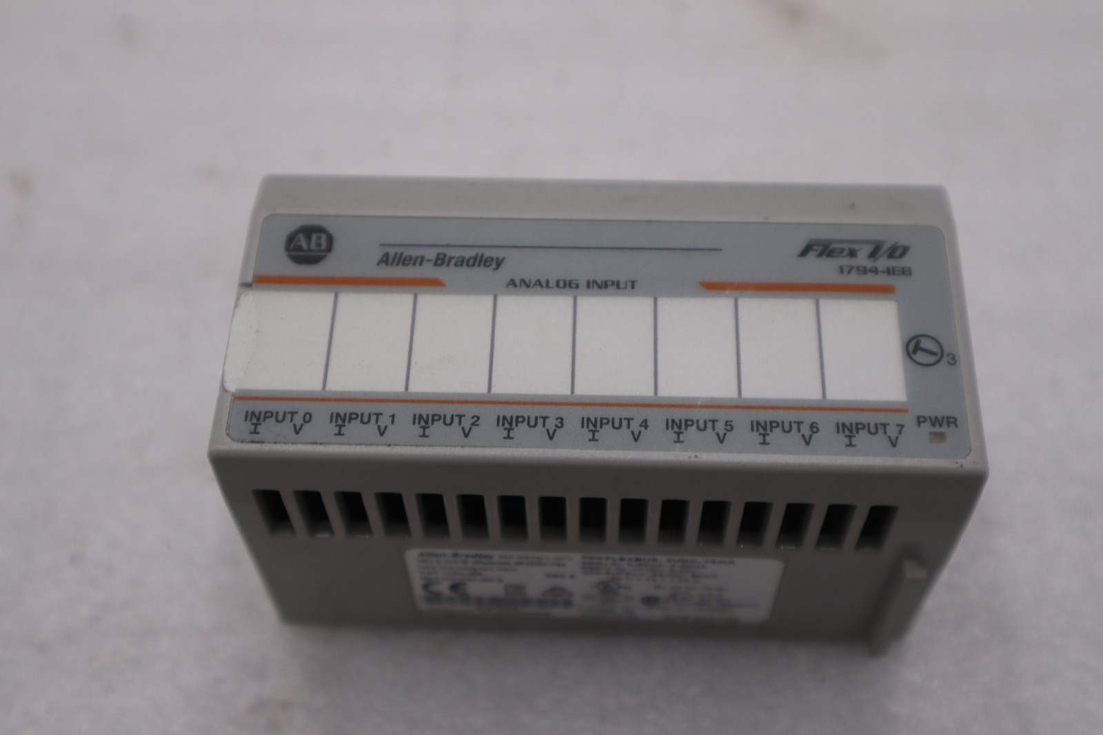 Used Allen Bradley 1794-IE8 /B Flex I/O 8-Point Analog Input STOCK H3732CC
