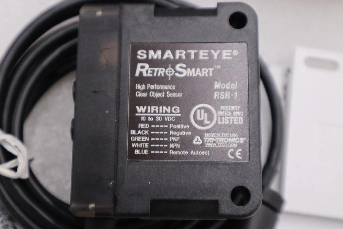Used BRAND NEW TRI-TRONICS RSR-1 / RSR1 REFLECTIVE SENSOR RETROSMART STOCK H965A