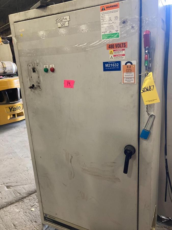 Used ELECTRICAL ENCLOSURE WITH 20BD156A0AYNANC0 Allen Bradley 125HP Powerflex 700