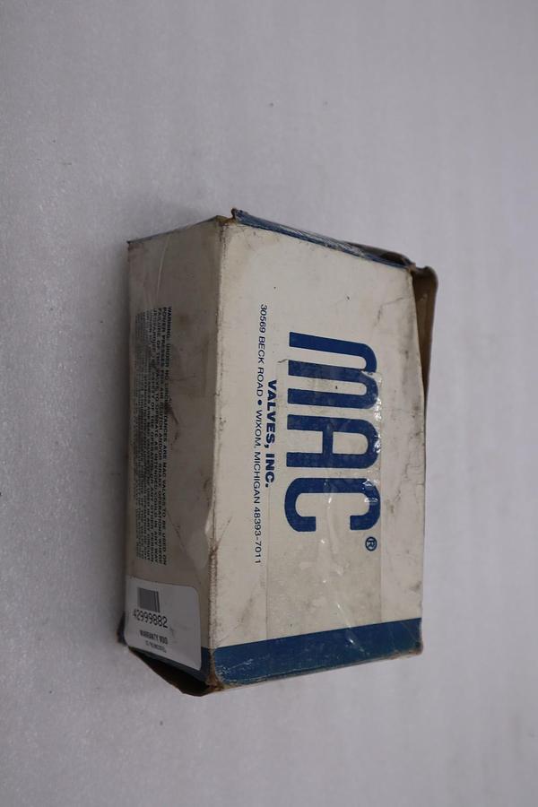 NEW MAC 82A-0A-BAA Solenoid Valve Base STOCK H729A