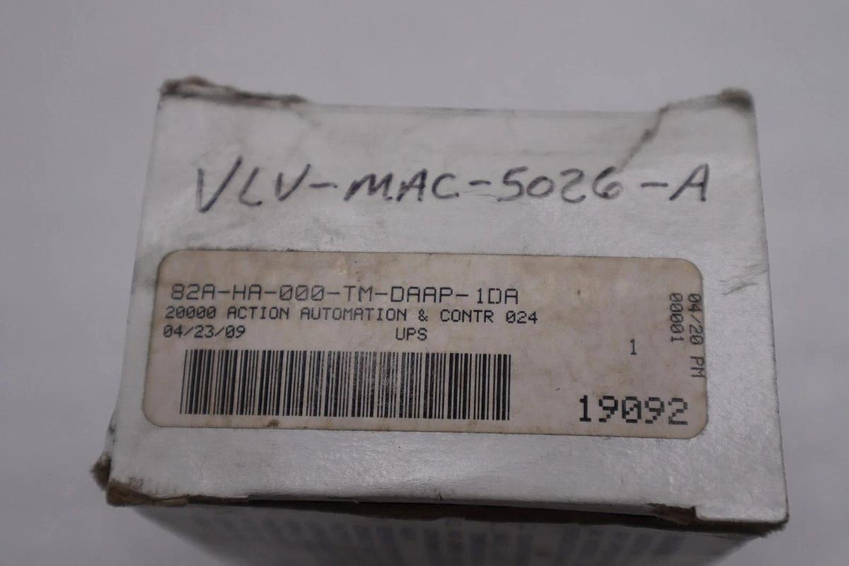 Used MAC 82A-HA-000-TM-DAAP-1DA Solenoid Valve - STOCK GF267A