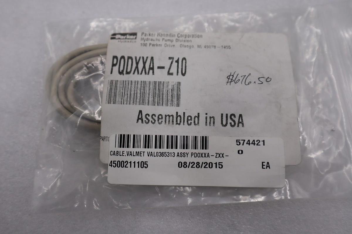 PARKER PQDXXA-ZXX-KABEL PROGRAMMING CABLE FOR PQDXXA-Z10 STOCK H1650A