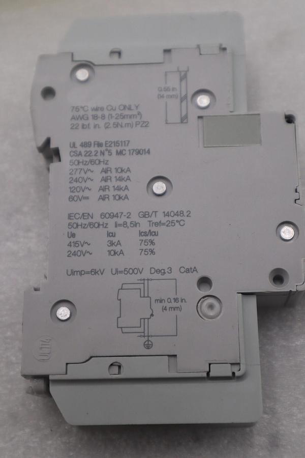 Used NEW OPEN BOX Schneider Electric M9F42103 Multi9 Circuit Breaker C60BP STK G1001A