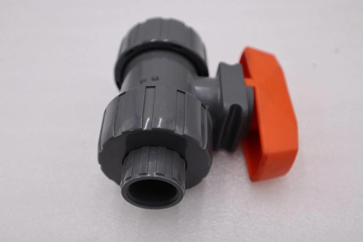 Hayward 1/2" PVC Dark Gray True Union Ball Valve NEW OPEN BOX STOCK H1216A