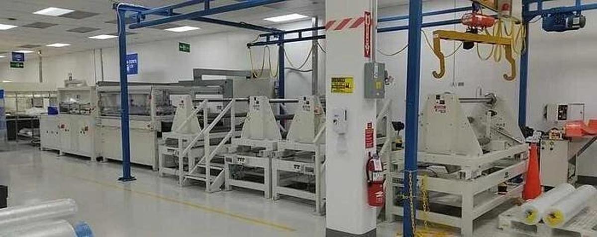 Used 62" Contech Converting Technologies, Inc. Die Cutting Press 100 Tons Mfg. 2019