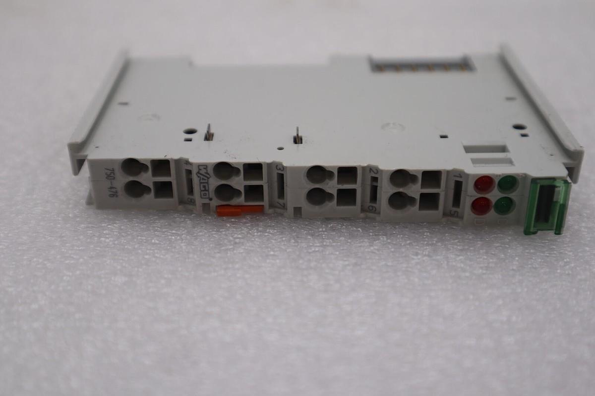Used Wago 750-476 Channel Analog Input Module ±10VDC Single Ended 16 Bit #K-1725