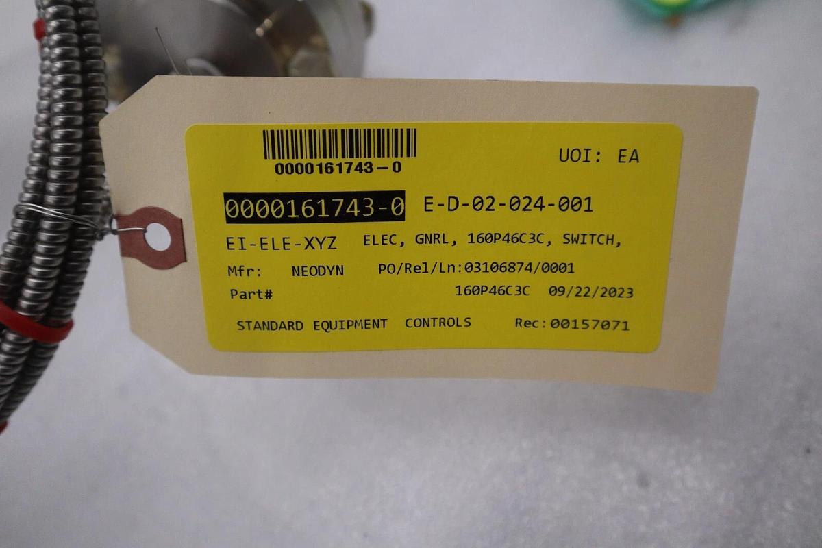 NEW Neodyne NEO-DYN 160P46C3 Differential Pressure Switch #G162A