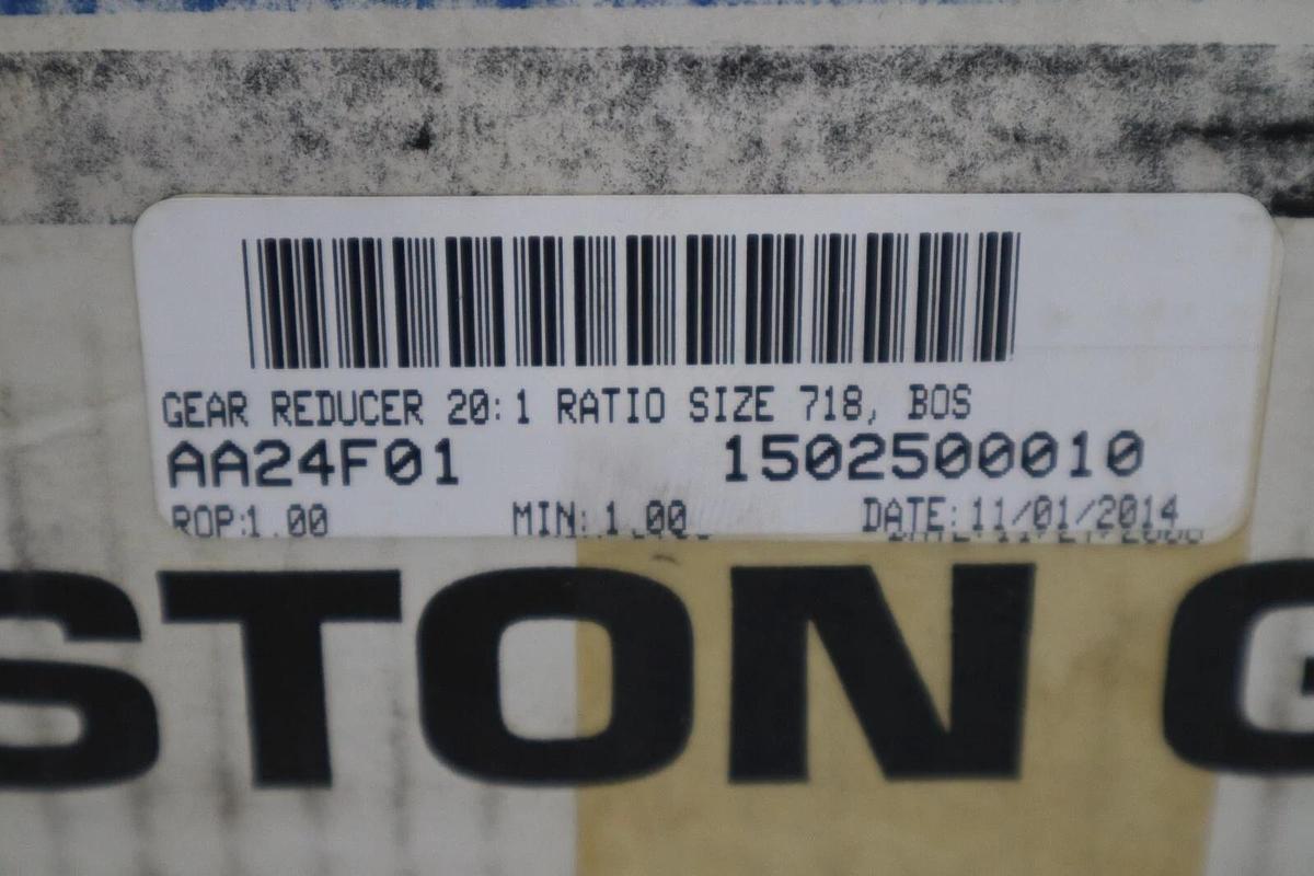 NEW ALTRA INDUSTRIAL MOTION F718-20-B5-G SPEED REDUCER STOCK 3029A