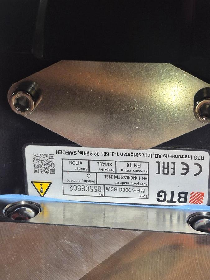 Used BTG MEK-3000 Twin Torque Rotating Consistency Transmitter (NO DISPLAY) NEW UNIT