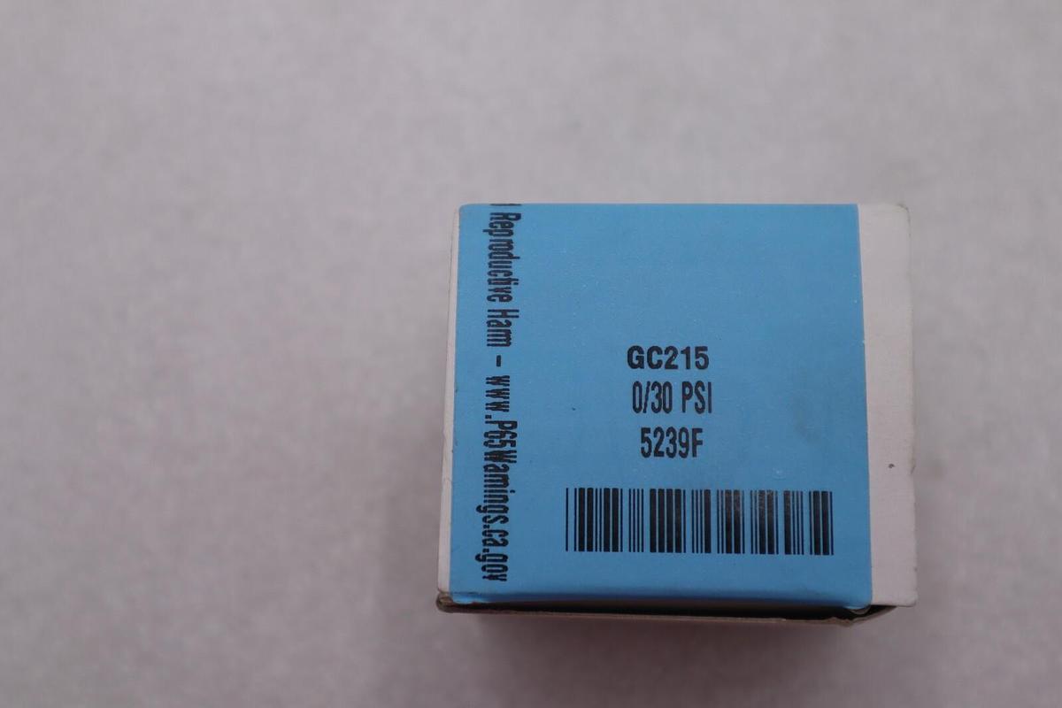 Dixon Boss GC215 Pressure Gauge Center Back Mount, 30psi (12 AVAILABLE) STK 3036