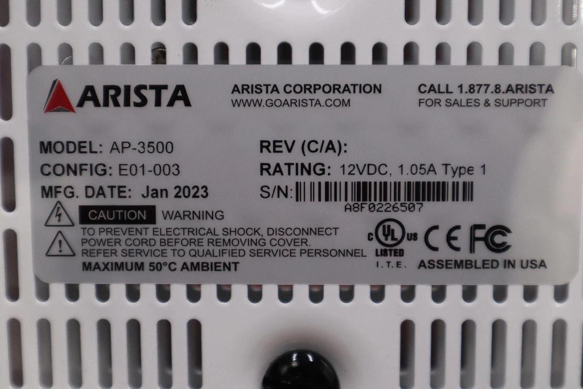 Used ARISTA AP-3500-E01-003 / AP3500E01003 (BRAND NEW) STOCK GF-210