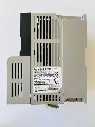Used Allen Bradley 22D-D2P3N104 POWERFLEX-40 AC DRIVE 1.0HP #K-589