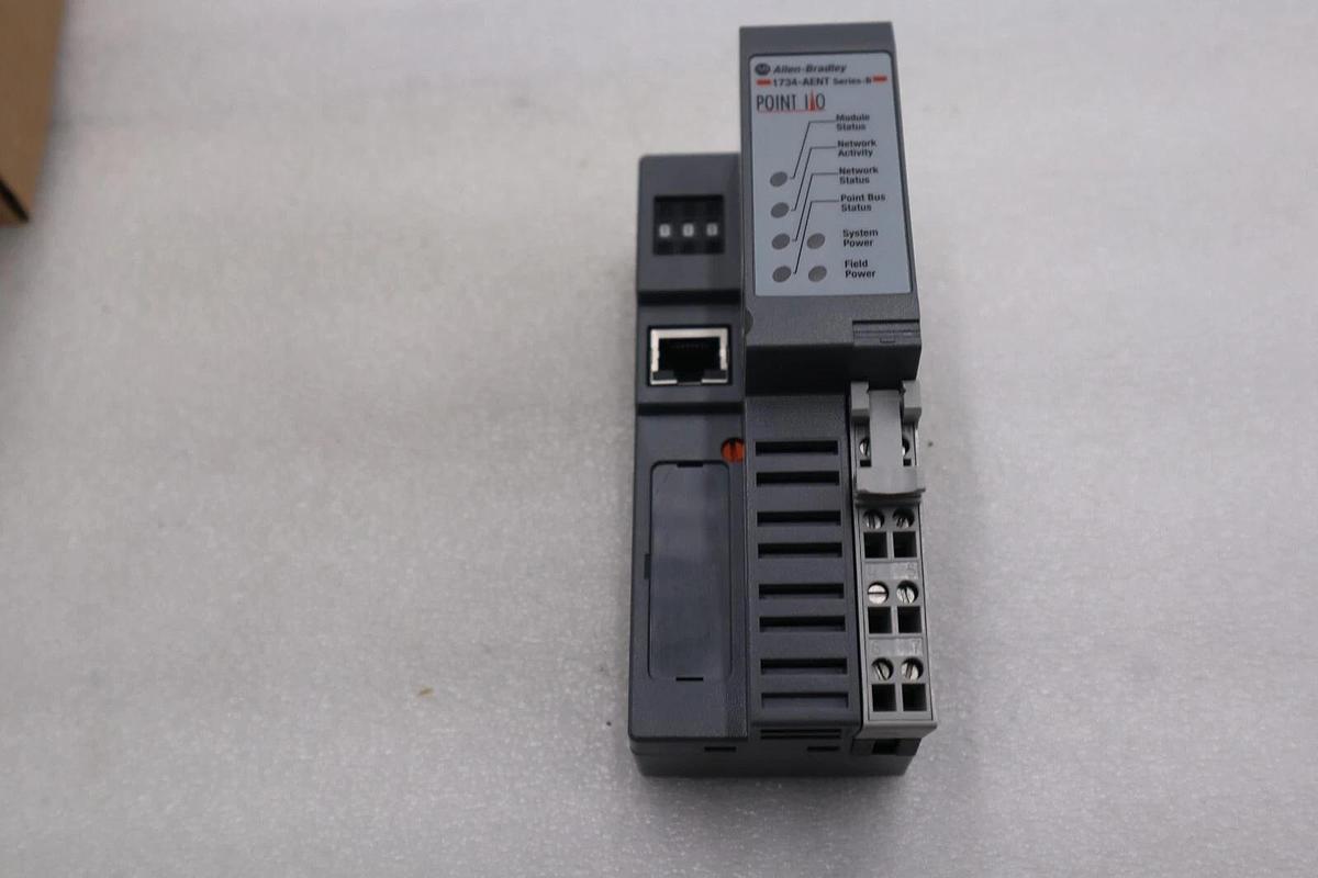 ALLEN BRADLEY 1734-AENT POINT I/O ETHERNET NETWORK ADAPTOR SER C STOCK #L-577