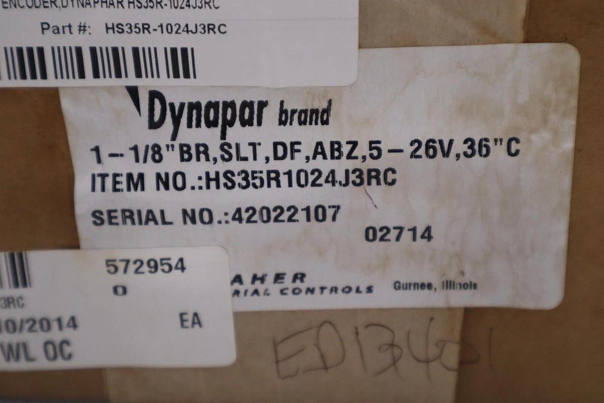 DYNAPAR HS35R1024J3RC NEW UNIT STOCK G164A