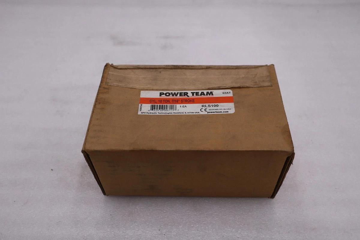 Used SPX Power Team RLS100 10 Ton 7/16"" Stoke Cylinder STK GF311A