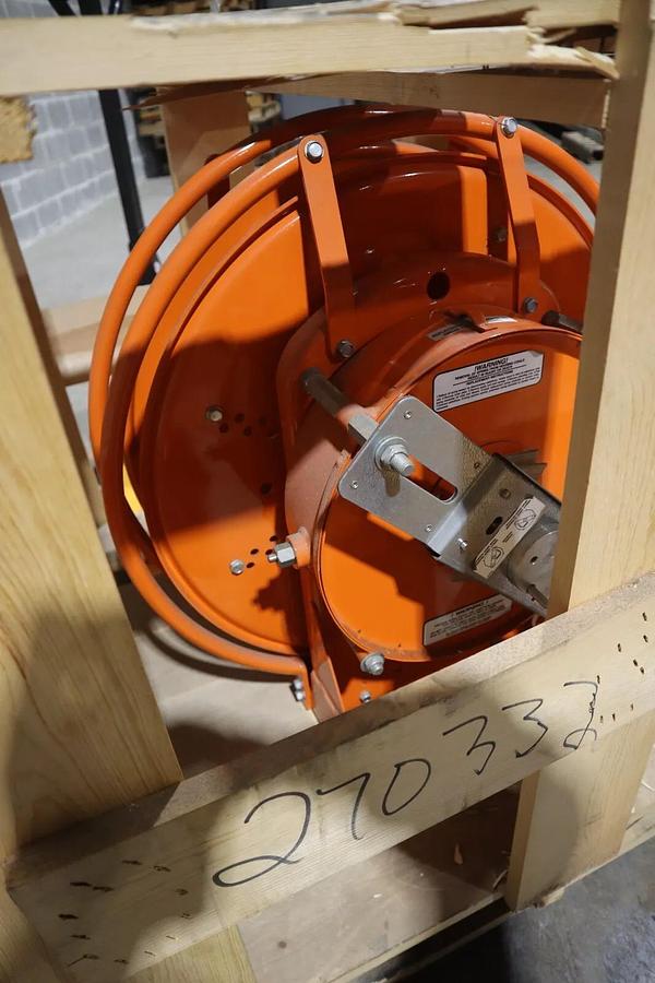 Used NEW GLEASON REEL MMD241001  HEAVY DUTY ELECTRIC CABLE REELS STOCK S-652
