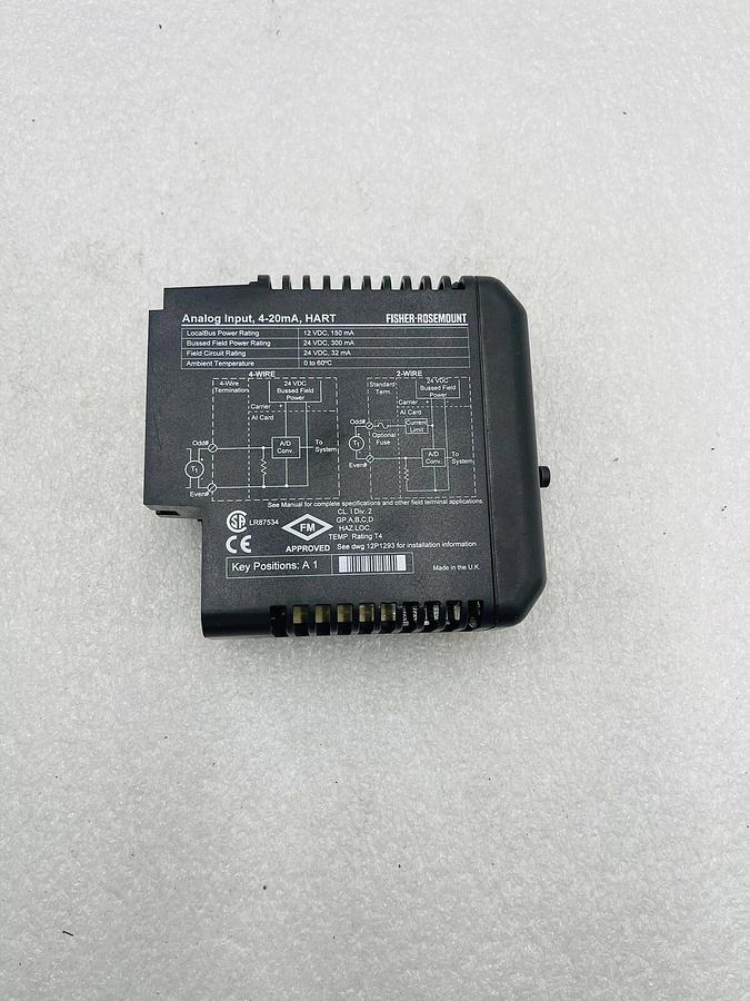 Used EMERSON DELTAV KJ3002X1-BA1 AI 8 CHANNEL 4-20MA HART CARD #K-2625