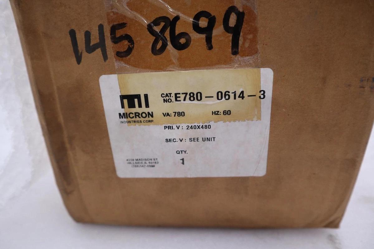 Used NEW MICRON TRANSFORMER E780-0614-3 STOCK H1030