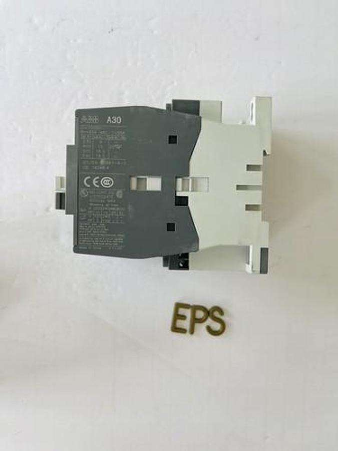 Used ABB Contactor A30-30-01 24V 50Hz / 24V 60Hz #K-1508