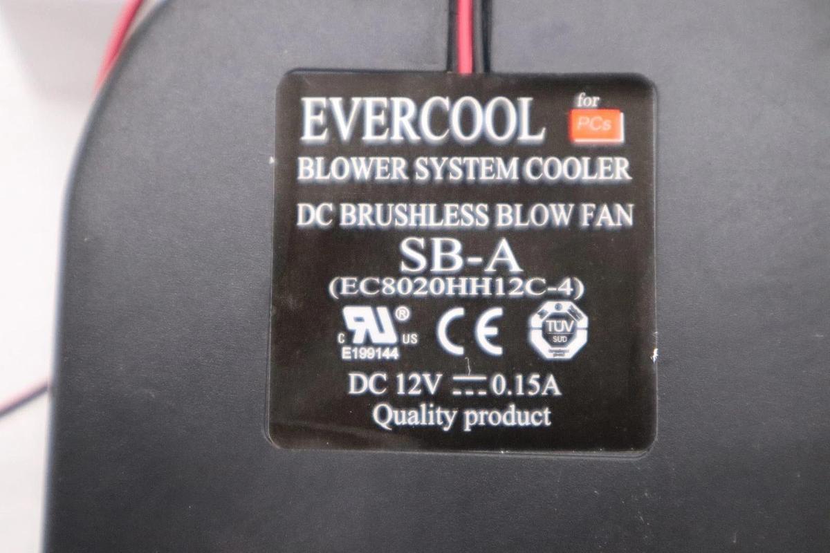 Used NEW StarTech Evercool SB-A EC8020HH12C-4 Blower System Cooling Fan STOCK H434A