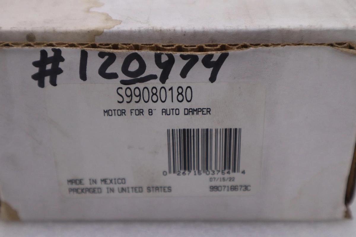Used Broan S99080180 Motor For 8" Auto Damper - NEW STOCK GF-1348