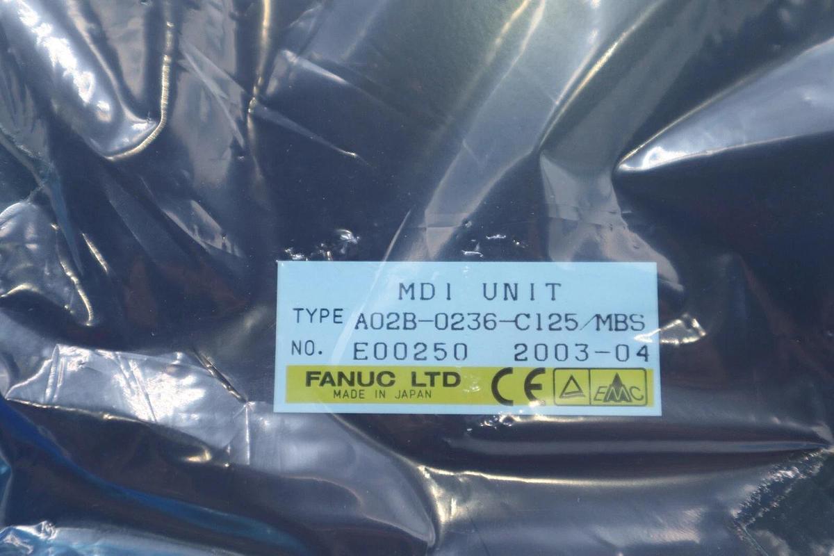 Used FANUC MDI UNIT A02B-0236-C125 MBS NEW IN BOX STOCK 2746