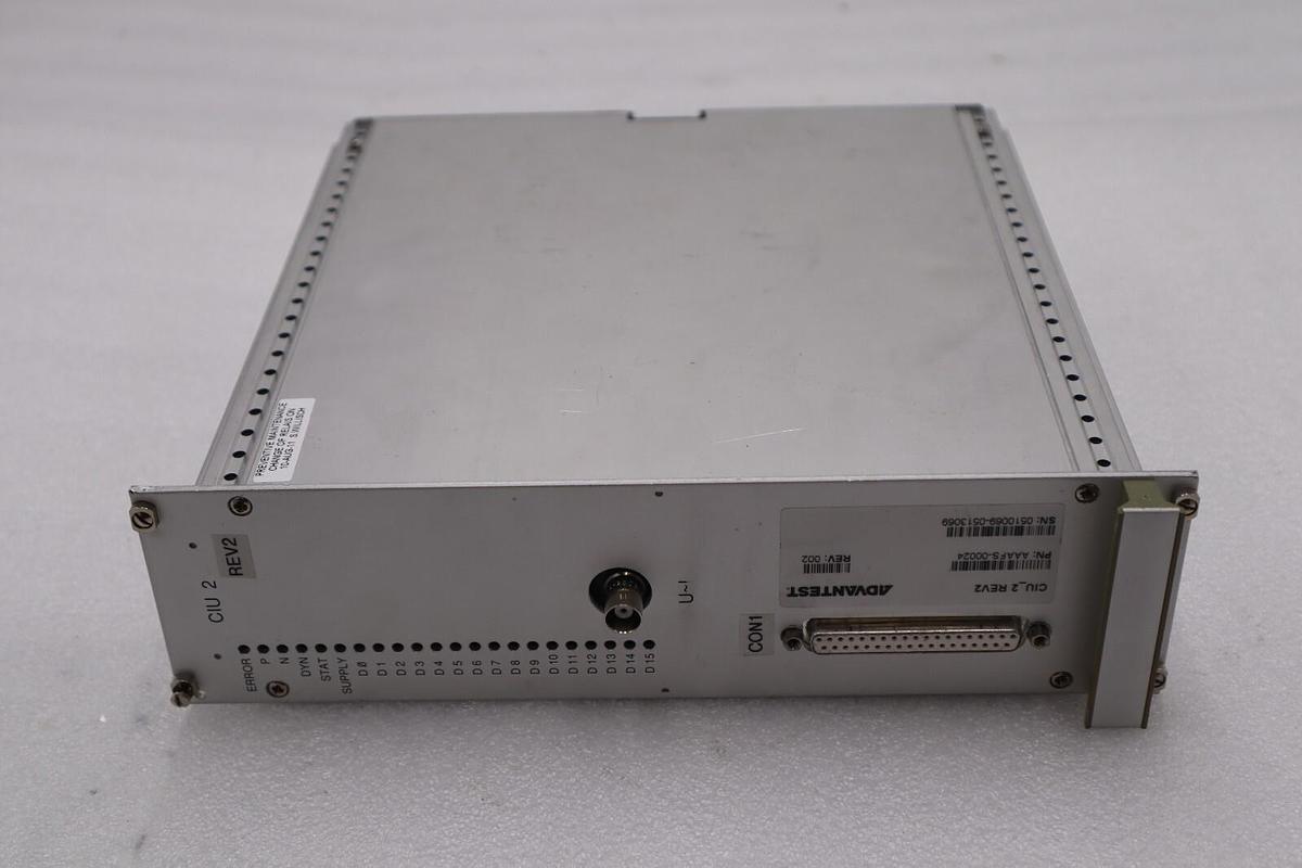 Used ADVANTEST CIU_2 REV2 AAAFS-00024 REV002 STOCK #2867