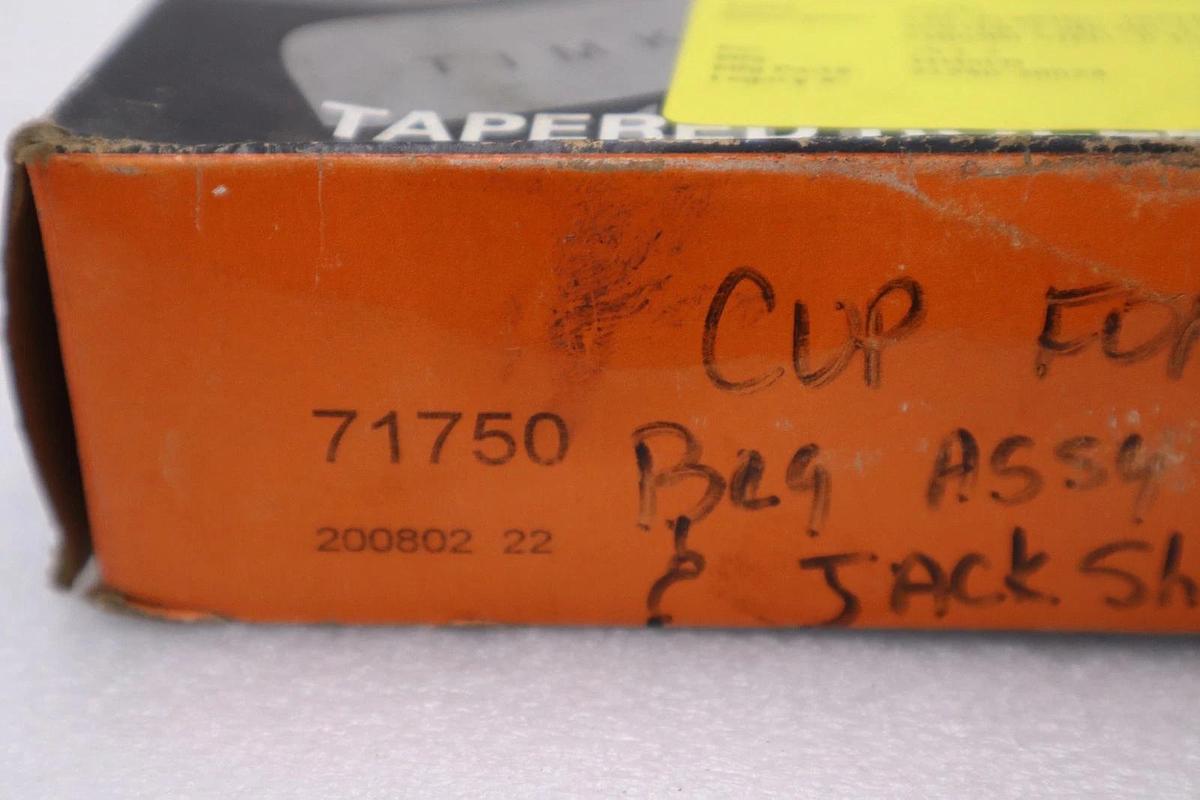 Used NEW Timken 71750 Tapered Roller Bearing Cup - STOCK 1563CC