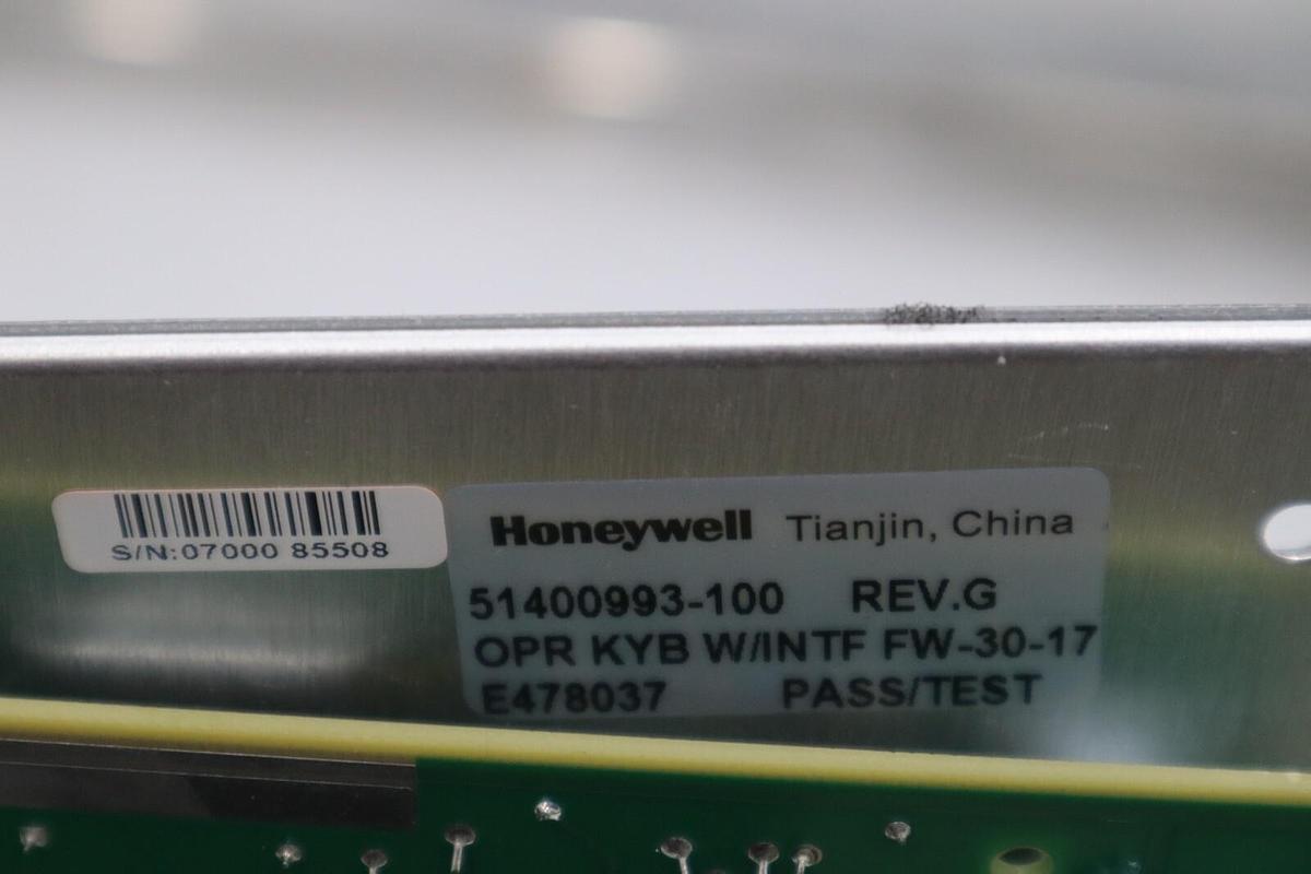 Used HONEYWELL 51400993-100 REV G NEW KEYBOARD ASSEMBLY STOCK G671
