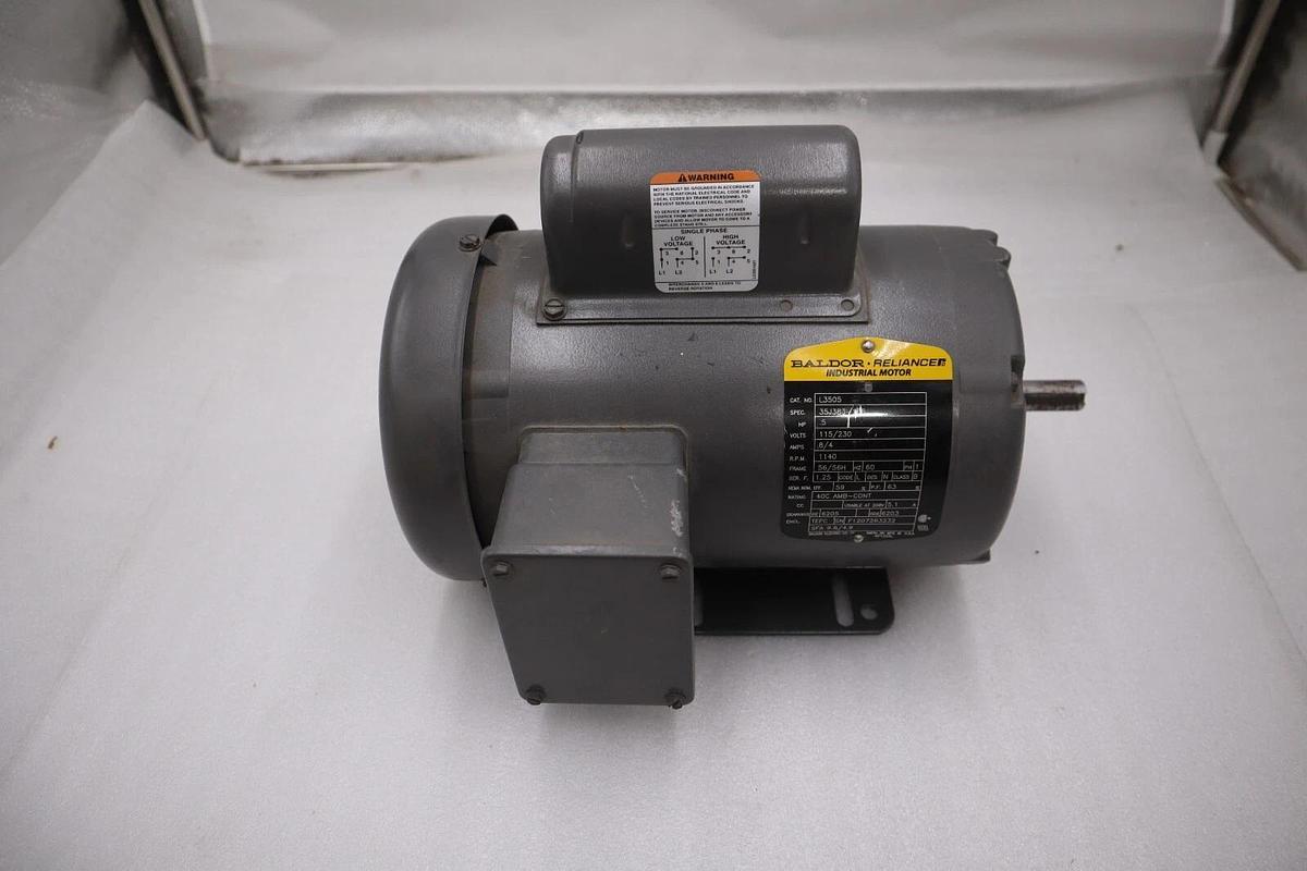 NEW Baldor L3505 Ac Motor 115/230v-ac 1140rpm 1ph 56/56h 1/2hp STOCK H791