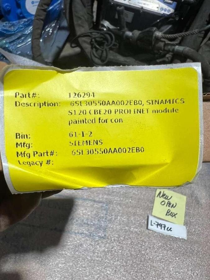 NEW OPEN BOX SIEMENS 6SL3055-0AA00-2EB0 6SL3 055-0AA00-2EB0 BOARD STK L797CC
