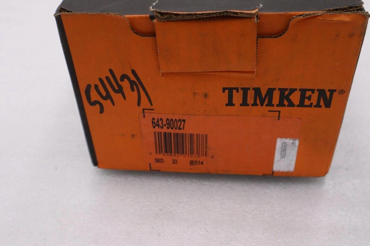 NEW OPEN BOX 643  TIMKEN  643-90027 BEARING STK CC157
