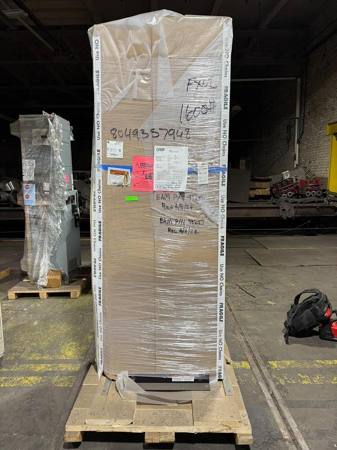 Used NEW ALLEN-BRADLEY MCC ENCLOSURE W/ 500HP POWERFLEX 755 DRIVE 20G1AJE460JN0NNNNN