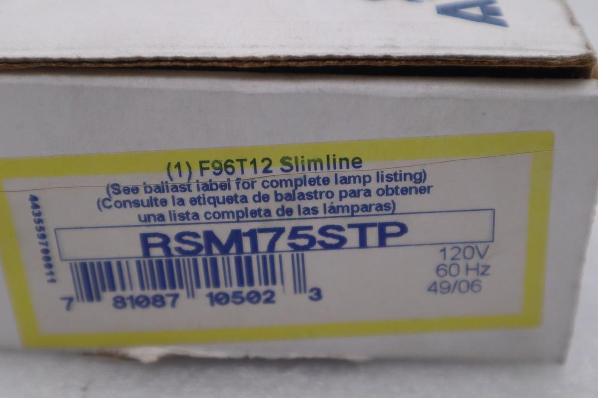 Used ADVANCE BALLASTS RSM175STP STOCK #G-73B