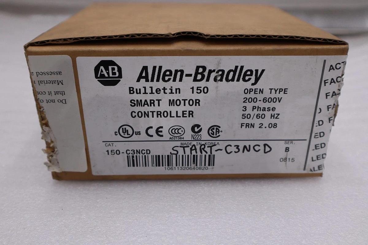 Used Allen Bradley 150-C3NCD Ser B 150 SMC-3 Smart Motor Controller 3A - STOCK GF57
