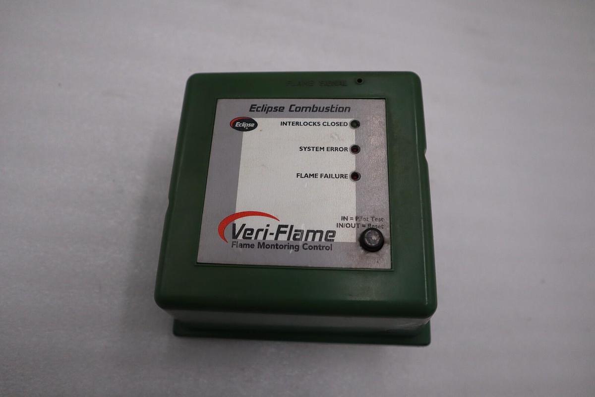 Used Eclipse Veriflame / Veri-flame Unit 5605 Flame Monitoring Control NEW #H736A