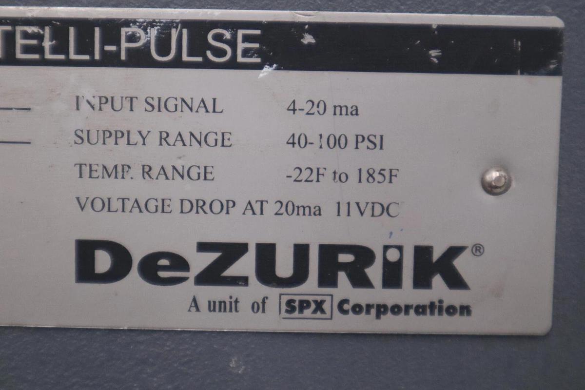 Used DeZURIK P80BNP INTELLI-PULSE ELECTRO-PNEUMATIC VALVE POSITIONER STOCK 5690A